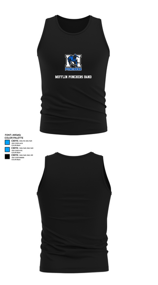 Tank Top, Mifflin Punchers Band, Spirit Store, Teamtime, Team time, sublimation, custom sports apparel, team uniforms, spirit wear, spiritwear, sports uniforms, custom shirts, team store, custom team store, fundraiser sports, apparel fundraiser