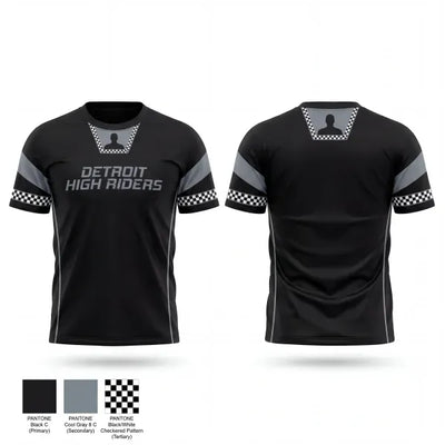 Detroit High Riders 74137297 Old School Cotton Feel Shirt - 1
