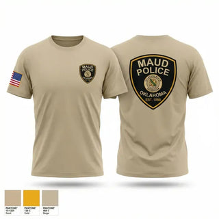 Old School Cotton Feel Shirt, Maud Police, Police, Teamtime, Team time, sublimation, custom sports apparel, team uniforms, spirit wear, spiritwear, sports uniforms, custom shirts, team store, custom team store, fundraiser sports, apparel fundraiser