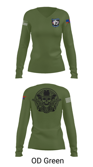 Womens Long Sleeve Vneck Shirt, Desperados, , Teamtime, Team time, sublimation, custom sports apparel, team uniforms, spirit wear, spiritwear, sports uniforms, custom shirts, team store, custom team store, fundraiser sports, apparel fundraiser