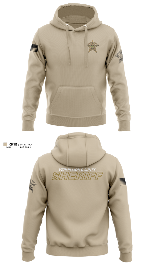 Hoodie, Vermillion County Sheriff’s Office, Police, Teamtime, Team time, sublimation, custom sports apparel, team uniforms, spirit wear, spiritwear, sports uniforms, custom shirts, team store, custom team store, fundraiser sports, apparel fundraiser