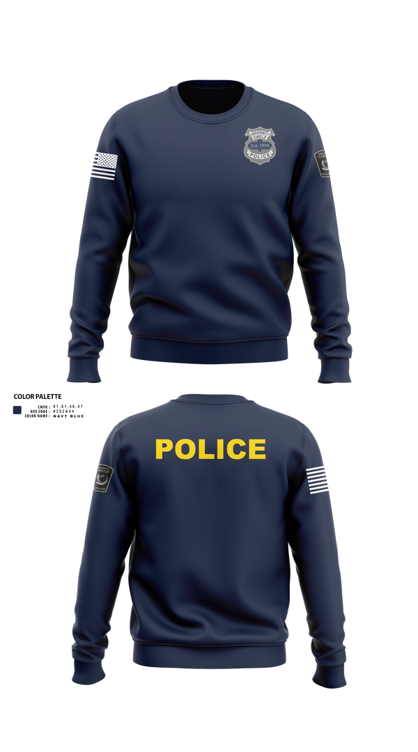 Crew Neck Sweatshirt, Patrol, Police, Teamtime, Team time, sublimation, custom sports apparel, team uniforms, spirit wear, spiritwear, sports uniforms, custom shirts, team store, custom team store, fundraiser sports, apparel fundraiser