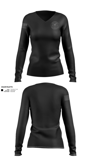 Womens Long Sleeve Vneck Shirt, SRT, Police, Teamtime, Team time, sublimation, custom sports apparel, team uniforms, spirit wear, spiritwear, sports uniforms, custom shirts, team store, custom team store, fundraiser sports, apparel fundraiser