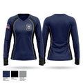 Struthers Police Department Women's Long Sleeve V-neck Shirt - 1