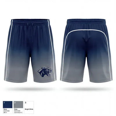 Pasquotank County Panthers 65448582 Athletic Shorts With Pockets - 1