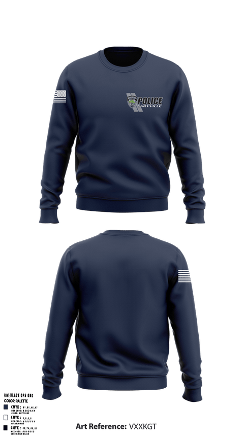 Crew Neck Sweatshirt, Police, Police, Teamtime, Team time, sublimation, custom sports apparel, team uniforms, spirit wear, spiritwear, sports uniforms, custom shirts, team store, custom team store, fundraiser sports, apparel fundraiser