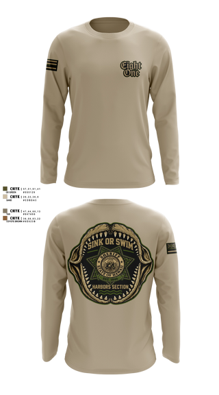 Long Sleeve Performance Shirt, State of Hawaii DLE Harbors, Police, Teamtime, Team time, sublimation, custom sports apparel, team uniforms, spirit wear, spiritwear, sports uniforms, custom shirts, team store, custom team store, fundraiser sports, apparel fundraiser