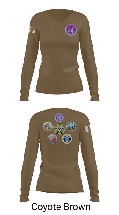USMOG 65011829 Women's Long Sleeve V-neck Shirt - 17