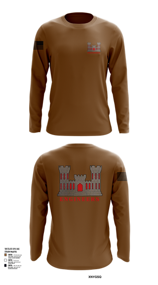 Long Sleeve Performance Shirt, 817th engineer sapper, , Teamtime, Team time, sublimation, custom sports apparel, team uniforms, spirit wear, spiritwear, sports uniforms, custom shirts, team store, custom team store, fundraiser sports, apparel fundraiser