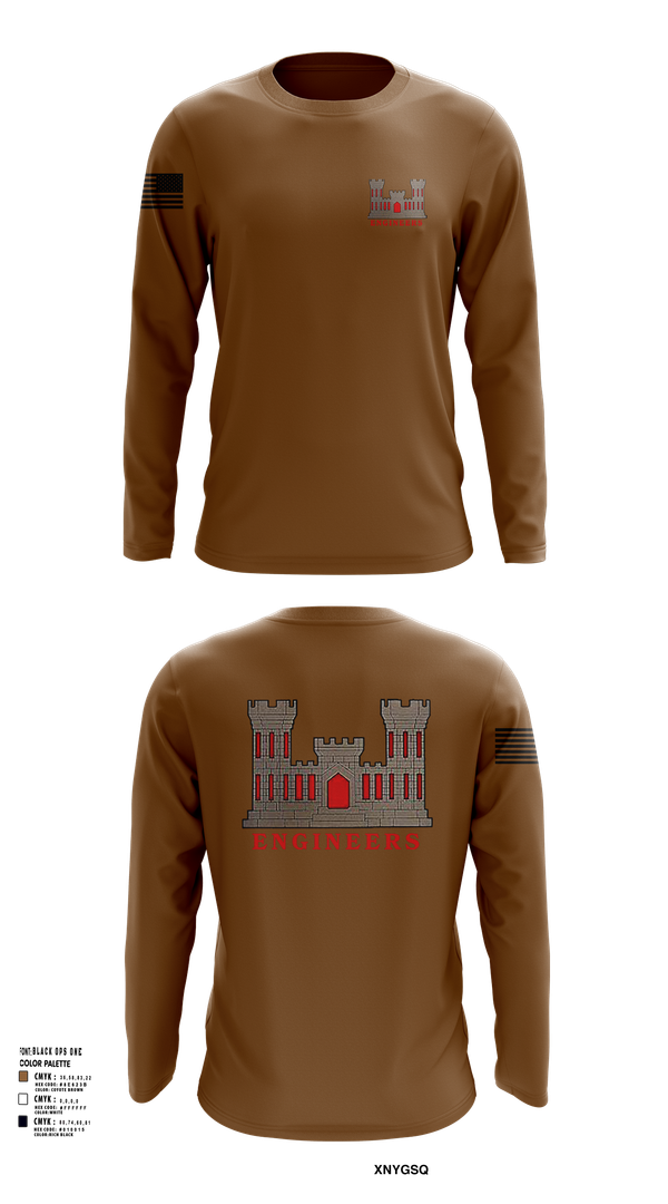 Long Sleeve Performance Shirt, 817th engineer sapper, , Teamtime, Team time, sublimation, custom sports apparel, team uniforms, spirit wear, spiritwear, sports uniforms, custom shirts, team store, custom team store, fundraiser sports, apparel fundraiser