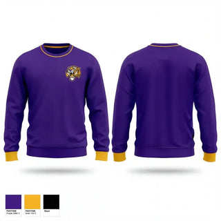 Crew Neck Sweatshirt, Dupree Tigers, Women's Volleyball, Teamtime, Team time, sublimation, custom sports apparel, team uniforms, spirit wear, spiritwear, sports uniforms, custom shirts, team store, custom team store, fundraiser sports, apparel fundraiser