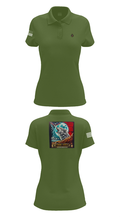 1st Combat Readiness Regiment 40922335 Women's Short Sleeve Performance Polo  - 55