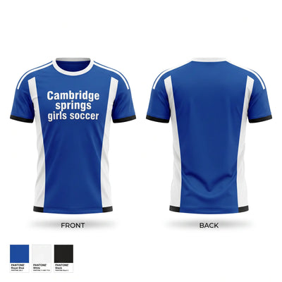 Cambridge springs girls soccer Short Sleeve Performance Shirt - 1