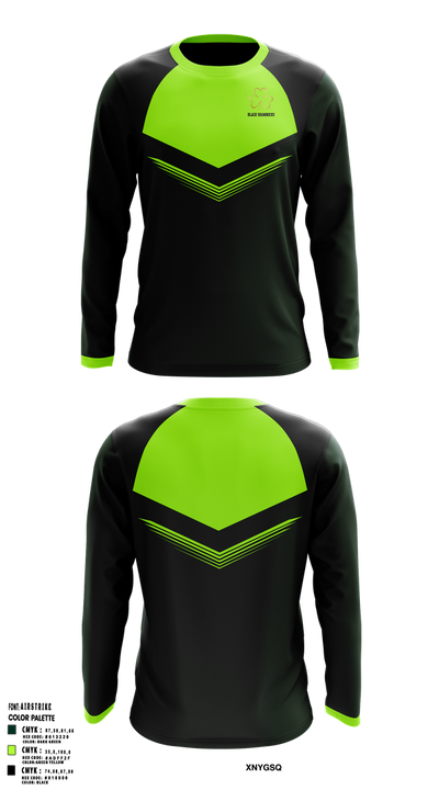 Black Shamrocks 32510226 Long Sleeve Performance Shirt 1