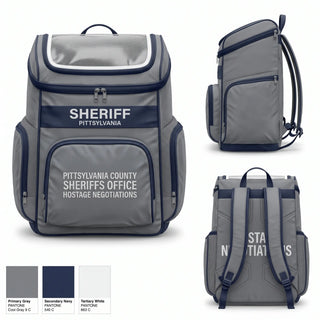 Gear Bag, Pittsylvania County Sheriff's Office Hostage Negotiations, Police, Teamtime, Team time, sublimation, custom sports apparel, team uniforms, spirit wear, spiritwear, sports uniforms, custom shirts, team store, custom team store, fundraiser sports, apparel fundraiser