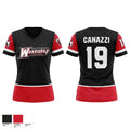 Warriors Women's Short Sleeve V-neck Shirt - 1