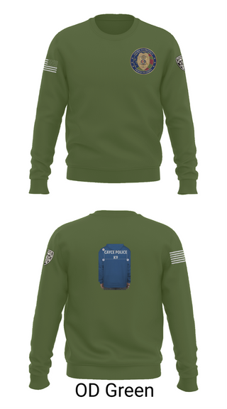 Crew Neck Sweatshirt, Cayce Police K9, , Teamtime, Team time, sublimation, custom sports apparel, team uniforms, spirit wear, spiritwear, sports uniforms, custom shirts, team store, custom team store, fundraiser sports, apparel fundraiser