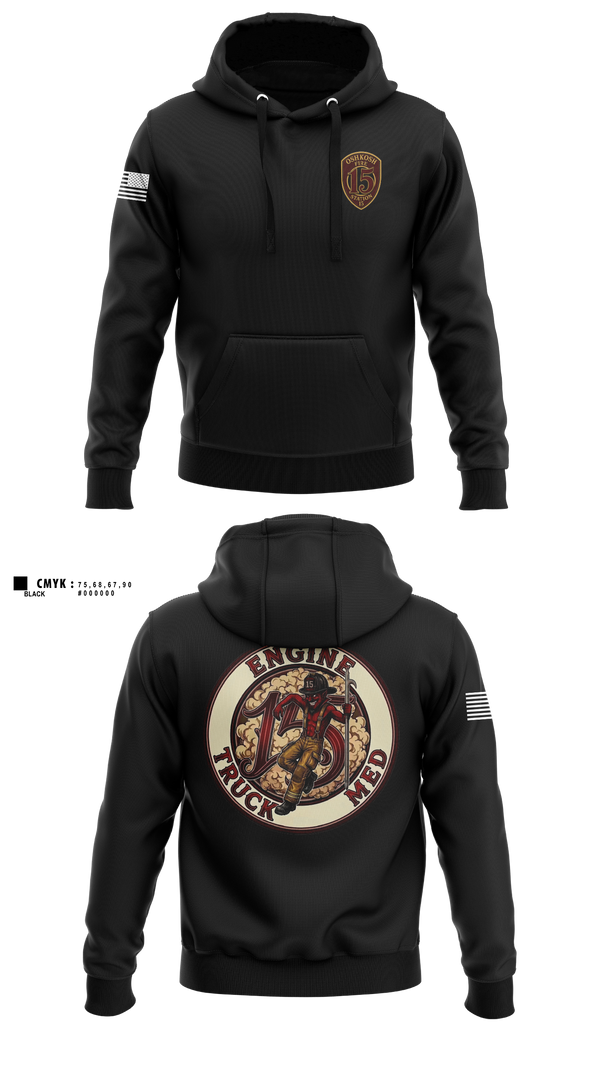 Hoodie, Full House, Fire Department, Teamtime, Team time, sublimation, custom sports apparel, team uniforms, spirit wear, spiritwear, sports uniforms, custom shirts, team store, custom team store, fundraiser sports, apparel fundraiser