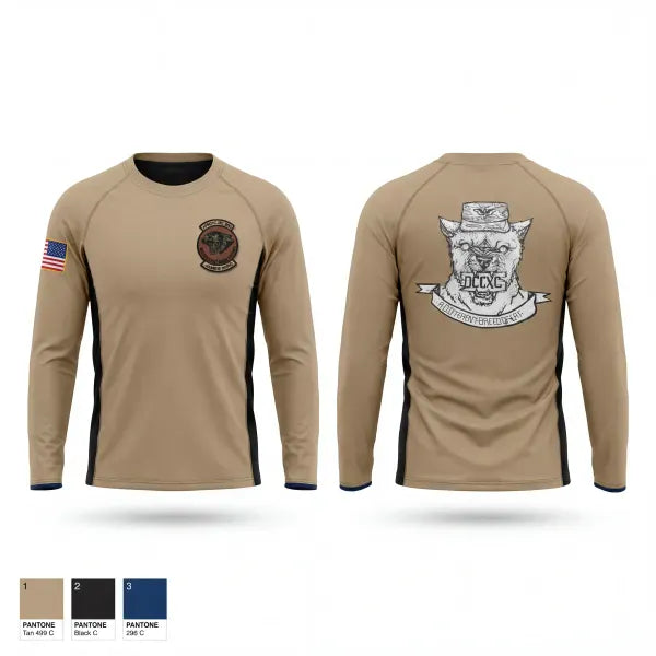 Long Sleeve Performance Shirt, DET 890 JMU, Air Force, Teamtime, Team time, sublimation, custom sports apparel, team uniforms, spirit wear, spiritwear, sports uniforms, custom shirts, team store, custom team store, fundraiser sports, apparel fundraiser