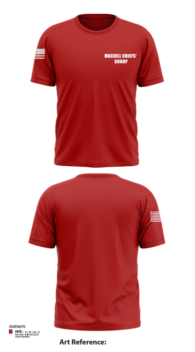 MacDill Chiefs' Group 59978394 Short Sleeve Performance Shirt - 102