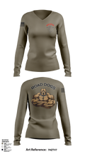 Road Dogs Women's Long Sleeve V-neck Shirt - 1
