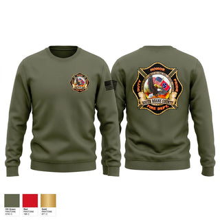 Crew Neck Sweatshirt, South Roane County, Fire Department, Teamtime, Team time, sublimation, custom sports apparel, team uniforms, spirit wear, spiritwear, sports uniforms, custom shirts, team store, custom team store, fundraiser sports, apparel fundraiser