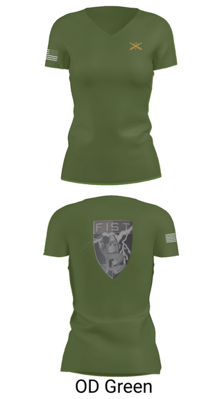 Womens Short Sleeve Vneck Shirt, HHB 113th FA / FIST, , Teamtime, Team time, sublimation, custom sports apparel, team uniforms, spirit wear, spiritwear, sports uniforms, custom shirts, team store, custom team store, fundraiser sports, apparel fundraiser