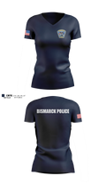 Traffic Unit Women's Short Sleeve V-neck Shirt - 3