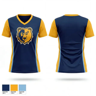Womens Short Sleeve Vneck Shirt, Youngstown East Track & Field, Track & Field, Teamtime, Team time, sublimation, custom sports apparel, team uniforms, spirit wear, spiritwear, sports uniforms, custom shirts, team store, custom team store, fundraiser sports, apparel fundraiser