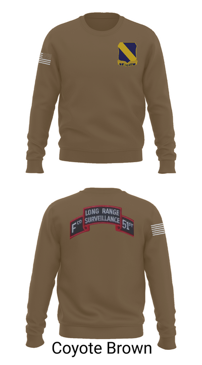 Fco 51st infantry LRSU 81538423 Crew Neck Sweatshirt - 5