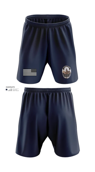 Athletic Shorts With Pockets, Superior Police Department, , Teamtime, Team time, sublimation, custom sports apparel, team uniforms, spirit wear, spiritwear, sports uniforms, custom shirts, team store, custom team store, fundraiser sports, apparel fundraiser