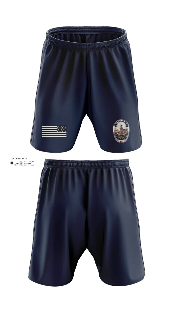 Athletic Shorts With Pockets, Superior Police Department, , Teamtime, Team time, sublimation, custom sports apparel, team uniforms, spirit wear, spiritwear, sports uniforms, custom shirts, team store, custom team store, fundraiser sports, apparel fundraiser