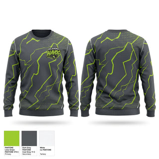 Crew Neck Sweatshirt, Oklahoma Havoc, Baseball, Teamtime, Team time, sublimation, custom sports apparel, team uniforms, spirit wear, spiritwear, sports uniforms, custom shirts, team store, custom team store, fundraiser sports, apparel fundraiser