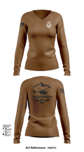 D CO, 3/140th AVN 8731830 Women's Long Sleeve V-neck Shirt - 11