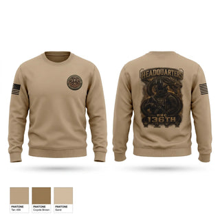 Crew Neck Sweatshirt, HHC 136th ESB, National Guard, Teamtime, Team time, sublimation, custom sports apparel, team uniforms, spirit wear, spiritwear, sports uniforms, custom shirts, team store, custom team store, fundraiser sports, apparel fundraiser