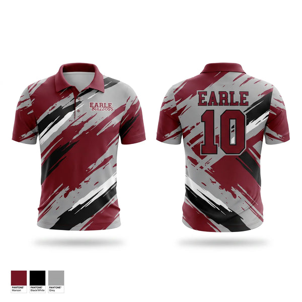 Short Sleeve Performance Polo, EARLE BULLDOGS, Men's Basketball, Teamtime, Team time, sublimation, custom sports apparel, team uniforms, spirit wear, spiritwear, sports uniforms, custom shirts, team store, custom team store, fundraiser sports, apparel fundraiser