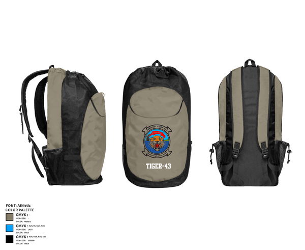 Gear Bag, Tiger-43, , Teamtime, Team time, sublimation, custom sports apparel, team uniforms, spirit wear, spiritwear, sports uniforms, custom shirts, team store, custom team store, fundraiser sports, apparel fundraiser