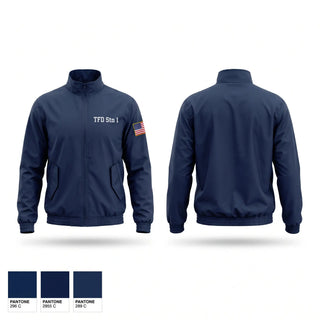 Windbreaker, TFD Stn 1, Fire Department, Teamtime, Team time, sublimation, custom sports apparel, team uniforms, spirit wear, spiritwear, sports uniforms, custom shirts, team store, custom team store, fundraiser sports, apparel fundraiser