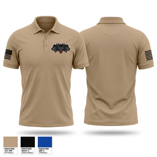 Short Sleeve Performance Polo, 1 BN - 309 RGT, Army, Teamtime, Team time, sublimation, custom sports apparel, team uniforms, spirit wear, spiritwear, sports uniforms, custom shirts, team store, custom team store, fundraiser sports, apparel fundraiser