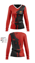 Raiders 56179112 Women's Long Sleeve V-neck Shirt - 1