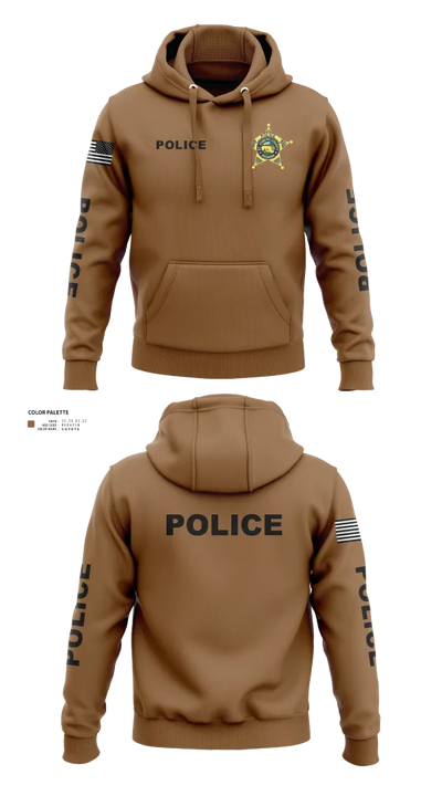 St. Joseph County Police Department 17172359 Hoodie - 81