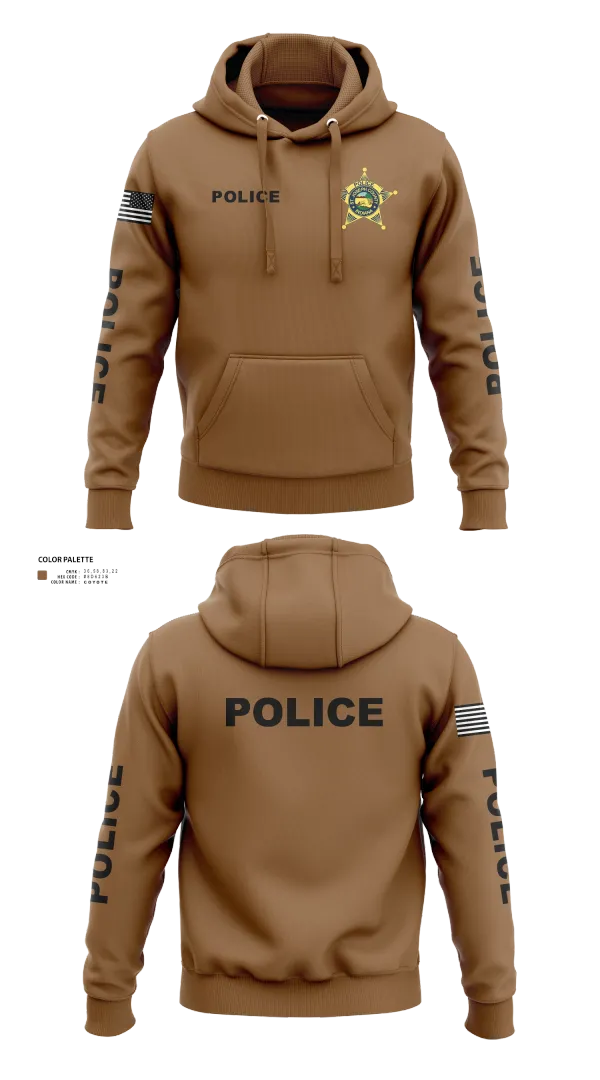 Hoodie, St. Joseph County Police Department, , Teamtime, Team time, sublimation, custom sports apparel, team uniforms, spirit wear, spiritwear, sports uniforms, custom shirts, team store, custom team store, fundraiser sports, apparel fundraiser