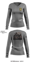 WCESD1 B shift Women's Long Sleeve V-neck Shirt - 11