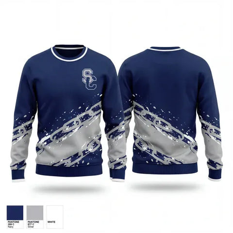Crew Neck Sweatshirt, Falcons, Men's Basketball, Teamtime, Team time, sublimation, custom sports apparel, team uniforms, spirit wear, spiritwear, sports uniforms, custom shirts, team store, custom team store, fundraiser sports, apparel fundraiser