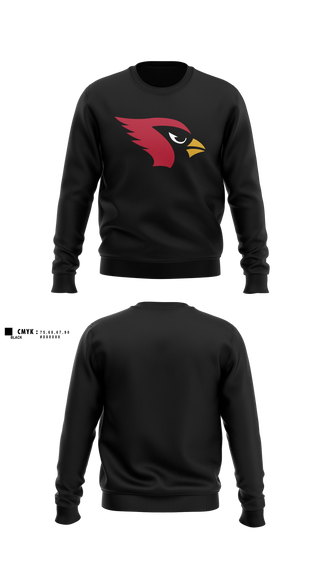 Crew Neck Sweatshirt, Potts Camp High School Basketball, Women's Basketball, Teamtime, Team time, sublimation, custom sports apparel, team uniforms, spirit wear, spiritwear, sports uniforms, custom shirts, team store, custom team store, fundraiser sports, apparel fundraiser