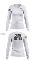 5th PCT Crime Section 94113435 Women's Long Sleeve V-neck Shirt - 21