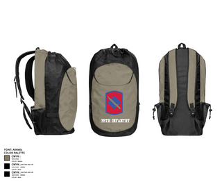Gear Bag, 39th infantry, National Guard, Teamtime, Team time, sublimation, custom sports apparel, team uniforms, spirit wear, spiritwear, sports uniforms, custom shirts, team store, custom team store, fundraiser sports, apparel fundraiser