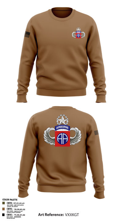 HHC 82nd ABN Division 95821986 Crew Neck Sweatshirt - 2