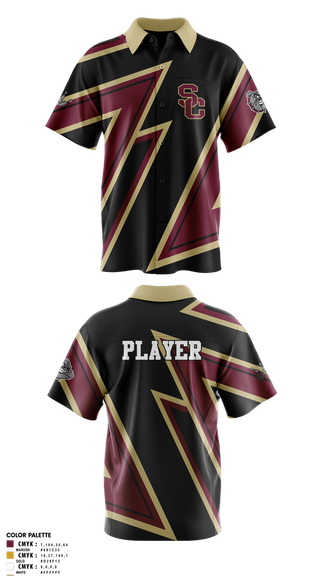 Short Sleeve Bowling Jersey, Summer Creek High School Bowling, Bowling, Teamtime, Team time, sublimation, custom sports apparel, team uniforms, spirit wear, spiritwear, sports uniforms, custom shirts, team store, custom team store, fundraiser sports, apparel fundraiser