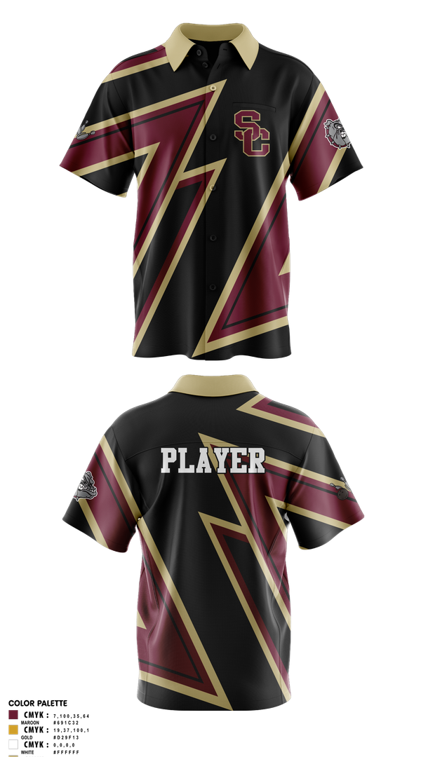 Short Sleeve Bowling Jersey, Summer Creek High School Bowling, Bowling, Teamtime, Team time, sublimation, custom sports apparel, team uniforms, spirit wear, spiritwear, sports uniforms, custom shirts, team store, custom team store, fundraiser sports, apparel fundraiser